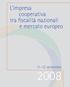 L impresa cooperativa tra fiscalità nazionali e mercato europeo