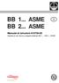 BB 1... ASME BB 2... ASME. Manuale di istruzioni Valvole di non ritorno a doppio battente BB 1..., BB 2... ASME