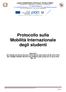 Protocollo sulla Mobilità Internazionale degli studenti