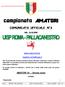 campionato AMATORI COMUNICATO UFFICIALE N 3 DEL