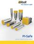 PI-Safe. sensori induttivi di sicurezza. short form