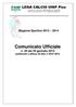 Comunicato Ufficiale n. 20 del 30 gennaio 2014 pubblicato e affisso all albo il 30/01/2014