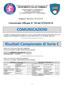 Stagione Sportiva 2018/2019. Comunicato Ufficiale N 58 del 07/03/2019 COMUNICAZIONI