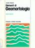 MARIO PANIZZ~ Elementi di. Geomorfologia. Nuova edizione PITAGOR~ EDITRICE BOLOGN~