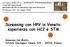 Screening con HPV in Veneto: esperienza con HC2 e STM