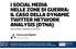 I SOCIAL MEDIA NELLE ZONE DI GUERRA: IL CASO DELLA DYNAMIC TWITTER NETWORK ANALYSIS (DTNA) RELATORE: GABRIELE MOCCIA