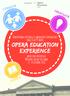 OPERA EDUCATION EXPERIENCE