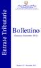 Bollettino. (Gennaio-Settembre 2012)