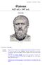 Platone 427 a.c. 347 a.c.