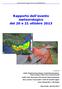 Rapporto dell evento meteorologico del 20 e 21 ottobre 2013