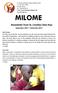 MILOME. Newsletter from St. Camillus Dala Kiye. September 2017 Settembre 2017