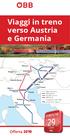 Viaggi in treno verso Austria e Germania