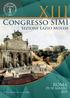 XIII. Congresso SIMI ROMA. Sezione Lazio Molise. Hotel Quirinale - Sala Verdi