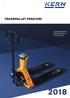 TRANSPALLET PESATORI PROFESSIONAL MEASURING