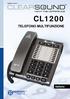 CL1200 TELEFONO MULTIFUNZIONE