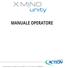 MANUALE OPERATORE. Manuale operatore X-Mind unity W V1 (15) 04/2015 NUN0EN010G