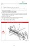 2.1 Luogo di installazione adatto della macchina. 2.2 Trasporto sicuro della macchina DANGER / / GEFAHR / TEHLIKE / PELIGRO