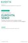 EUROVITA 50&50. Condizioni di Assicurazione