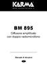 BM 895 Diffusore amplificato con doppio radiomicrofono Manuale di istruzioni