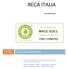 RECA ITALIA. Il valore della Sostenibilità T-ACUSTIC FLEXY 08/09/2017 IT
