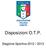 Disposizioni O.T.P. Stagione Sportiva 2012 / 2013