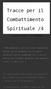 Tracce per il Combattimento Spirituale /4