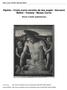 Dipinto - Cristo morto sorretto da due angeli - Giovanni Bellini - Venezia - Museo Correr