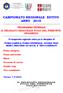 CAMPIONATO REGIONALE ESTIVO ANNO 2015