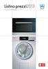 Listino prezzi2013 Cucina e lavanderia