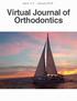 Issue January Virtual Journal of Orthodontics