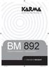 BM 892 Diffusore Amplificato + radiomicrofoni >> Manuale di istruzioni BM_892.indd 1 16/07/