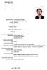 Curriculum Vitae Europass