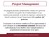 Project Management. Laboratorio sui processi e la cultura organizzativa di impresa
