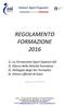 REGOLAMENTO FORMAZIONE 2016