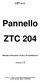 CET s.r.l. Pannello ZTC 204. Manuale d'istruzione, d'uso e di installazione. Versione 1.3