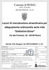 Codice Elementi Manutenibili / Controlli C01 Controllo a vista ogni 3 anni C01 Controllo a vista ogni 6 mesi