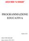 PROGRAMMAZIONE EDUCATIVA