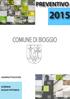 PREVENTIVO COMUNE DI BIOGGIO AMMINISTRAZIONE AZIENDA ACQUA POTABILE