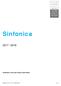 Sinfonica 2017 / Orchestra e Coro del Teatro Carlo Felice. Stagione 2017 / 2018 SINFONICA pagina 1