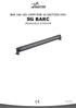 BAR 240 LED 10MM RGB 16 SECTORS DMX SG BARC MANUALE UTENTE. Rev. 01/14 ITA