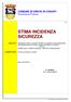 STIMA INCIDENZA SICUREZZA