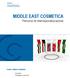 MIDDLE EAST COSMETICA Percorso di internazionalizzazione