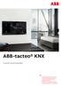 ABB-tacteo KNX. Comandi touch personalizzabili