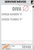 DIVA. 1.1 Ovládací panel. manuale.tecnico. manuale tecnico - codice 354M rev.01 del 02/ nome file 354M pagina