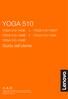 YOGA 510. Guida dell utente YOGA ISK