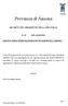 Provincia di Ancona DECRETO DEL PRESIDENTE DELLA PROVINCIA N. 62 DEL 02/04/2019 OGGETTO: APPROVAZIONE PIANO ESECUTIVO DI GESTIONE (P.E.G.) 2019/2021.