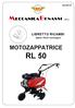 02/2015 LIBRETTO RICAMBI. Spare Parts Catalogue MOTOZAPPATRICE RL 50