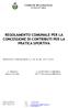 REGOLAMENTO COMUNALE PER LA CONCESSIONE DI CONTRIBUTI PER LA PRATICA SPORTIVA