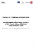 PIANO DI COMUNICAZIONE 2019