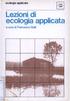 Lezioni di' ecologia applicata